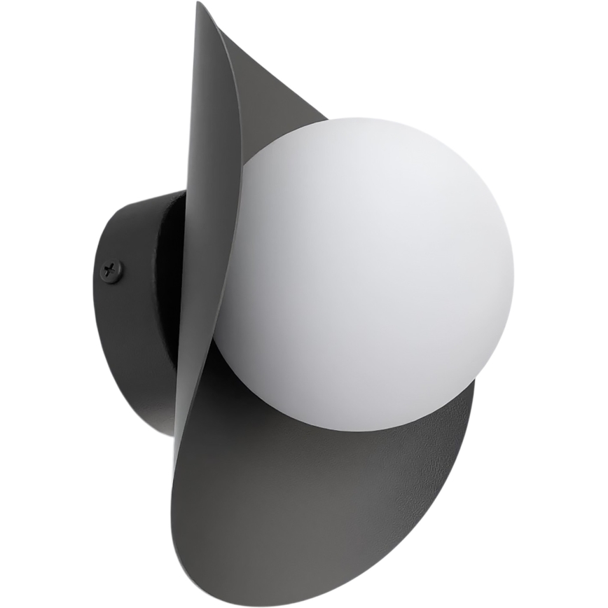 Zidna svjetiljka FIERO 1xG9/8W/230V crna