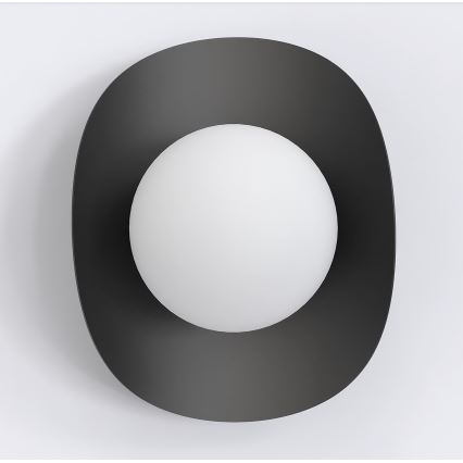 Zidna svjetiljka FIERO 1xG9/8W/230V crna