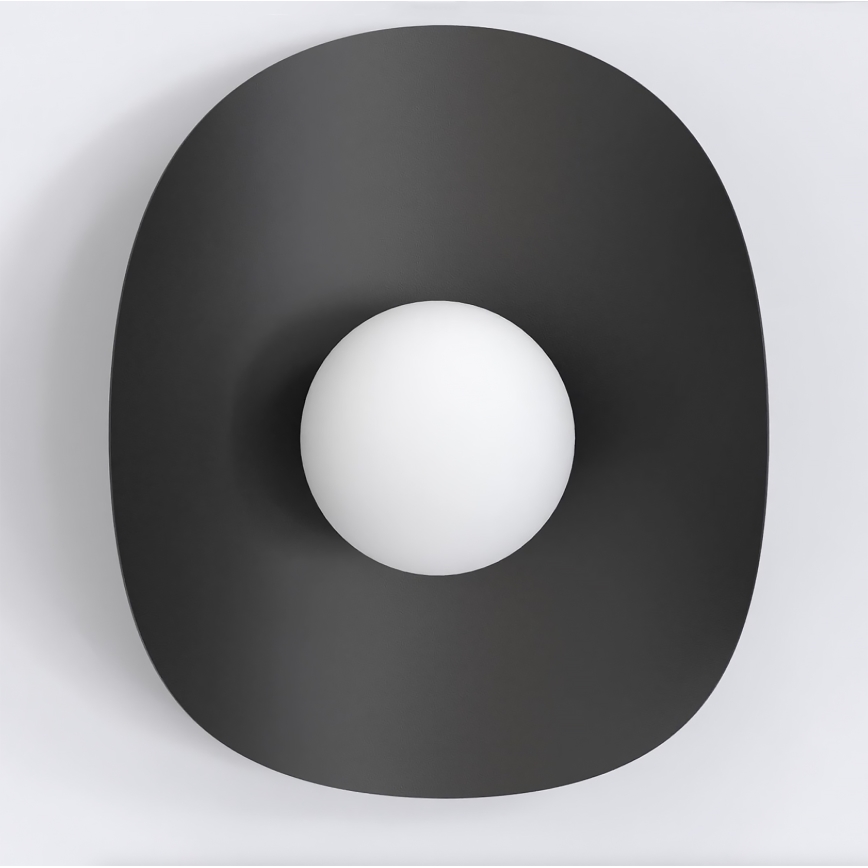 Zidna svjetiljka FIERO 1xG9/8W/230V crna