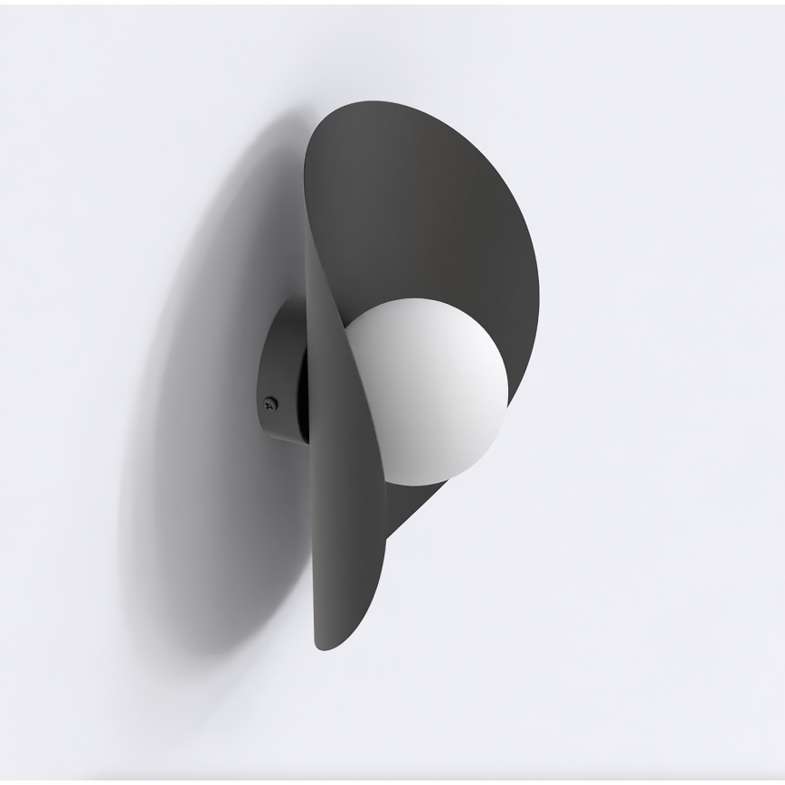 Zidna svjetiljka FIERO 1xG9/8W/230V crna