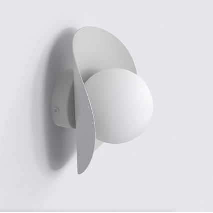 Zidna svjetiljka FIERO 1xG9/8W/230V siva