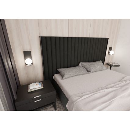 Zidna svjetiljka FORM 1xE14/10W/230V crna