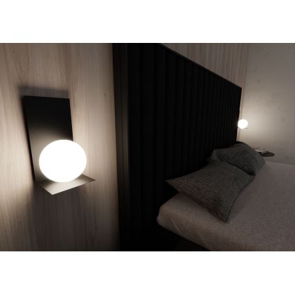 Zidna svjetiljka FORM 1xE14/10W/230V crna