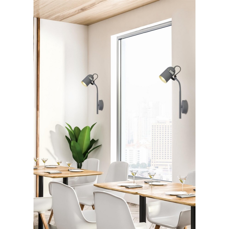 Zidna svjetiljka GRAY 1xE14/40W/230V