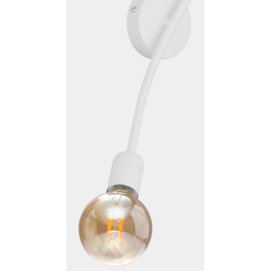 Zidna svjetiljka HELIX 2xE27/60W/230V bijela