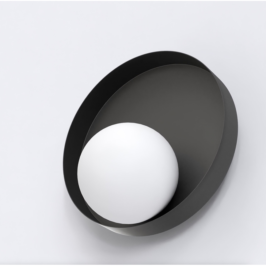 Zidna svjetiljka KIDO 1xG9/8W/230V crna