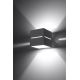 Zidna svjetiljka LOBO 1xG9/40W/230V siva