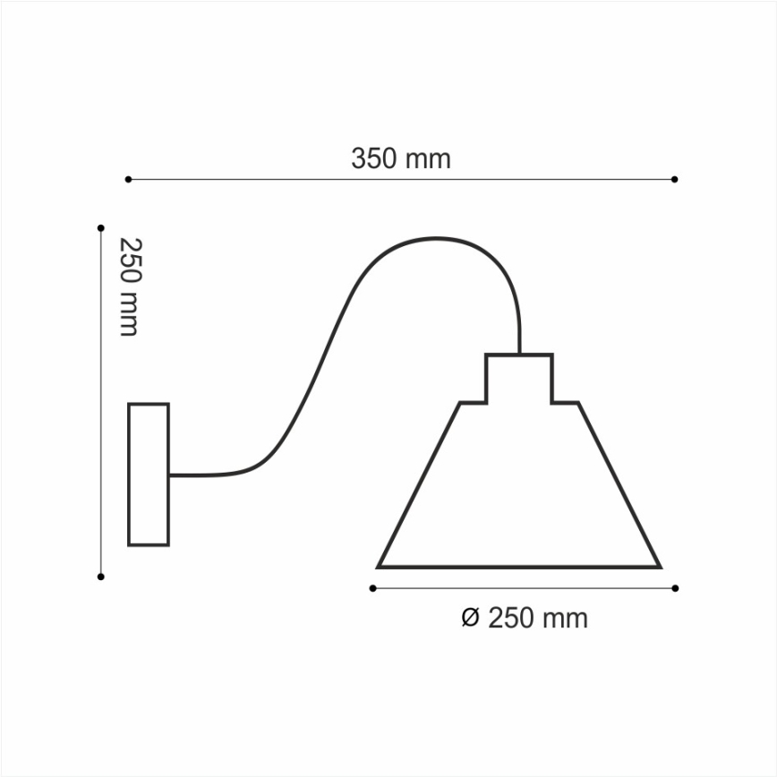 Zidna svjetiljka LOFT 1xE14/40W/230V