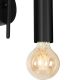 Zidna svjetiljka LOPPE 1xE27/60W/230V crna