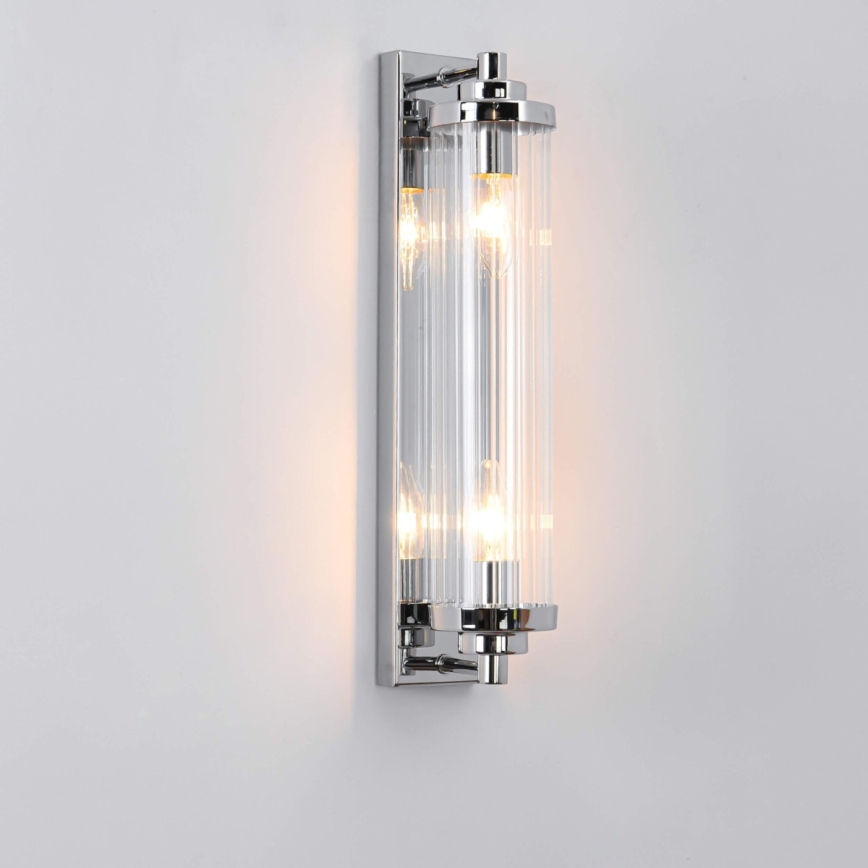 Zidna svjetiljka LORENZO 2xE14/40W/230V polirani krom