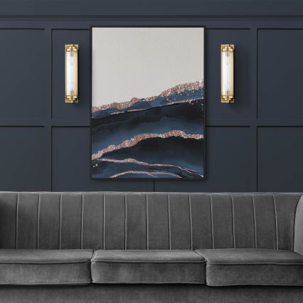 Zidna svjetiljka LORENZO 2xE14/40W/230V zlatna