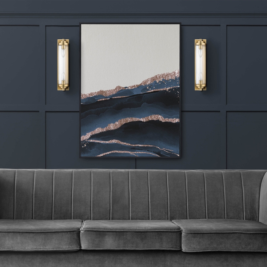 Zidna svjetiljka LORENZO 2xE14/40W/230V zlatna