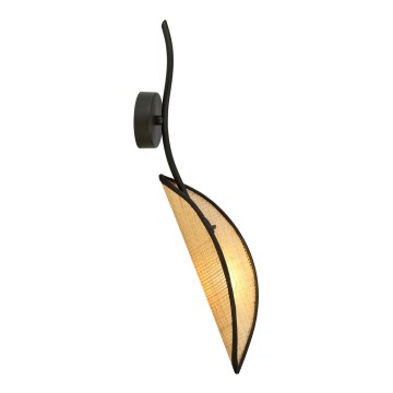 Zidna svjetiljka LOTUS 1xE14/10W/230V crna/bež