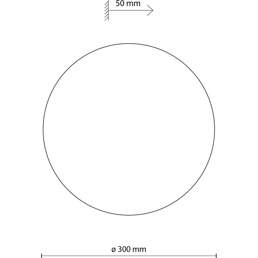 Zidna svjetiljka LUNA 3xG9/8W/230V pr. 30 cm bež
