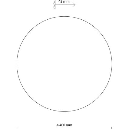 Zidna svjetiljka LUNA 4xG9/8W/230V pr. 40 cm bijela