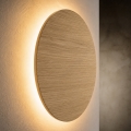 Zidna svjetiljka LUNA 4xG9/8W/230V, promjer 40 cm, hrast