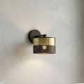 Zidna svjetiljka LUX 1xE27/15W/230V crna/zlatna