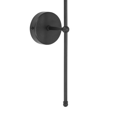 Zidna svjetiljka MADELA 1xE14/40W/230V juta/crna