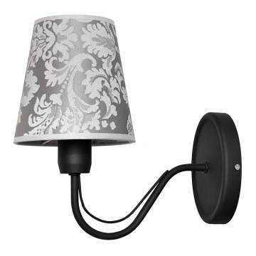 Zidna svjetiljka MALBO II 1xE27/15W/230V crna