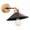 Zidna svjetiljka MANAVGAT 1xE27/40W/230V smeđa/crna