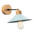 Zidna svjetiljka MANAVGAT 1xE27/40W/230V smeđa/plava