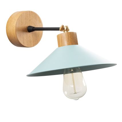 Zidna svjetiljka MANAVGAT 1xE27/40W/230V smeđa/plava