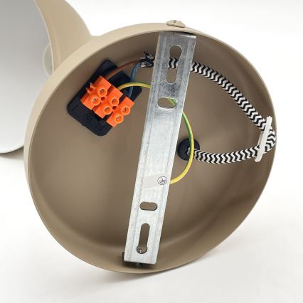 Zidna svjetiljka MARCELLO 1xE27/15W/230V, bež