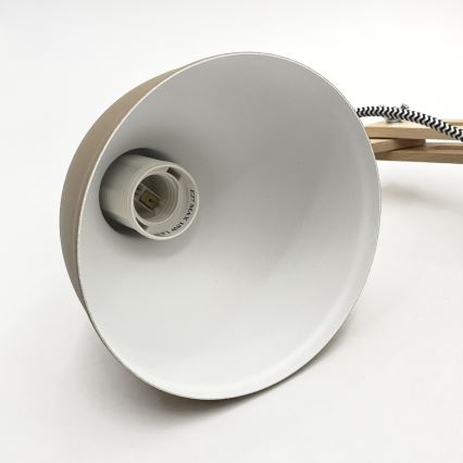 Zidna svjetiljka MARCELLO 1xE27/15W/230V, bež