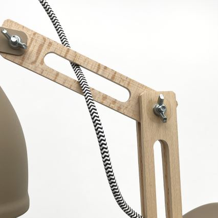 Zidna svjetiljka MARCELLO 1xE27/15W/230V, bež