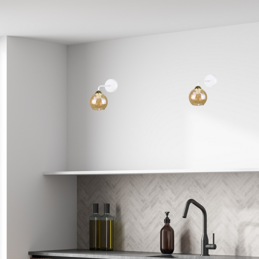 Zidna svjetiljka MELLE WHITE 1xE27/60W/230V