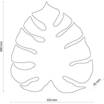 Zidna svjetiljka MONSTERA 3xG9/8W/230V crna