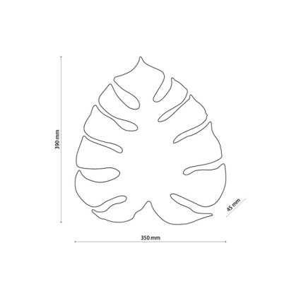 Zidna svjetiljka MONSTERA 3xG9/8W/230V zlatna