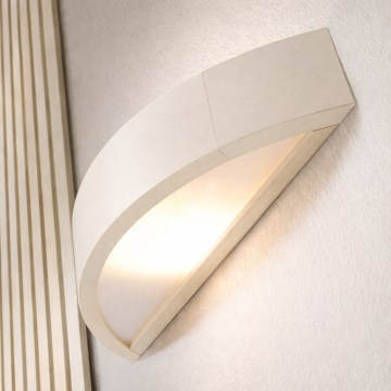 Zidna svjetiljka NATURAL 1xE27/60W/230V borovina/krem