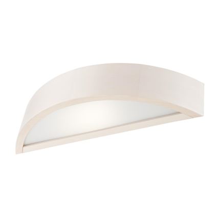 Zidna svjetiljka NATURAL 1xE27/60W/230V borovina/kremasta