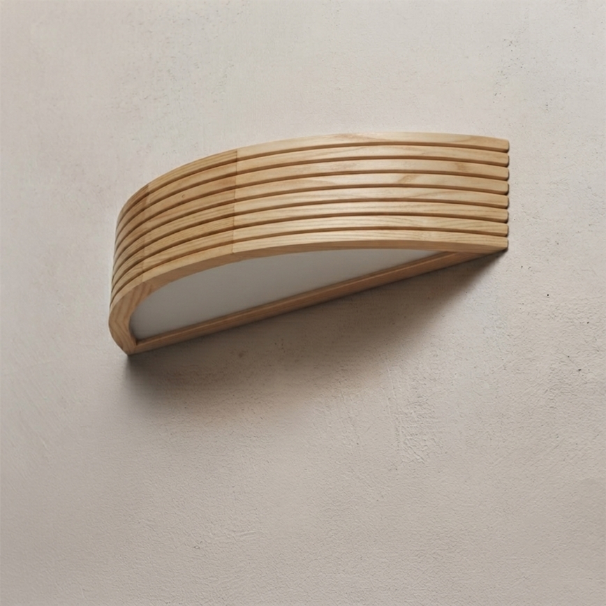 Zidna svjetiljka NATURAL MODERN 1xE27/15W/230V borovina