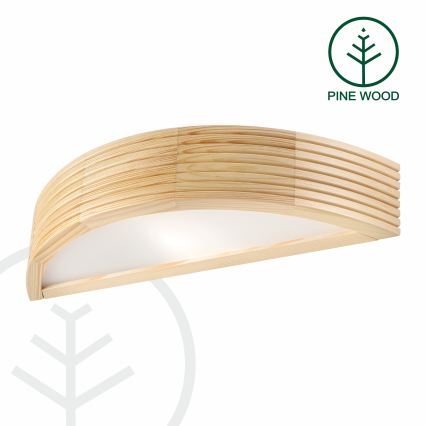 Zidna svjetiljka NATURAL MODERN 1xE27/15W/230V borovina