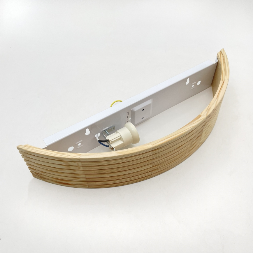 Zidna svjetiljka NATURAL MODERN 1xE27/15W/230V borovina