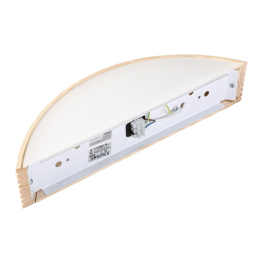Zidna svjetiljka NATURAL MODERN 1xE27/15W/230V borovina