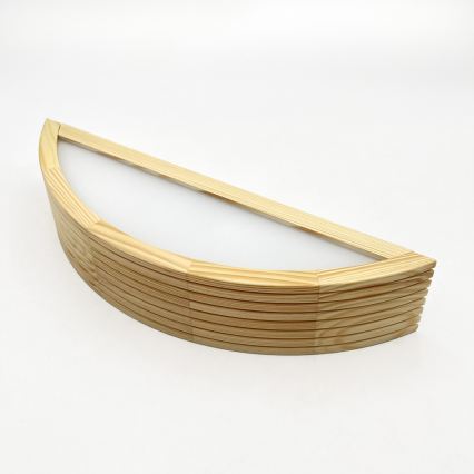 Zidna svjetiljka NATURAL MODERN 1xE27/15W/230V borovina