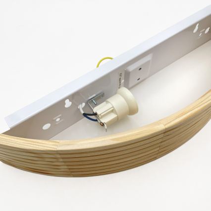 Zidna svjetiljka NATURAL MODERN 1xE27/15W/230V borovina