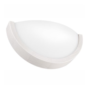 Zidna svjetiljka NATURAL SLIM 1xE27/60W/230V bor/bijela