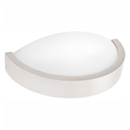 Zidna svjetiljka NATURAL SLIM 1xE27/60W/230V bor/bijela