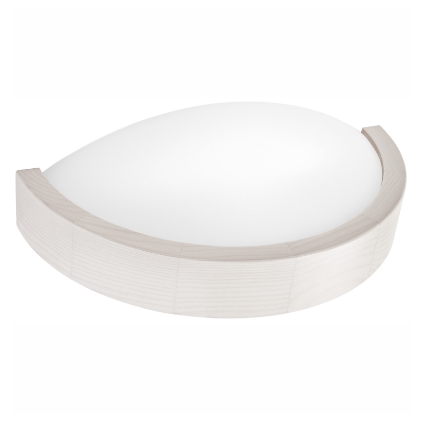 Zidna svjetiljka NATURAL SLIM 1xE27/60W/230V bor/bijela