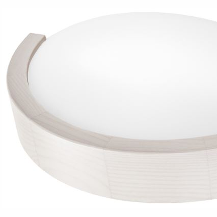 Zidna svjetiljka NATURAL SLIM 1xE27/60W/230V bor/bijela