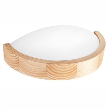 Zidna svjetiljka NATURAL SLIM 1xE27/60W/230V bor