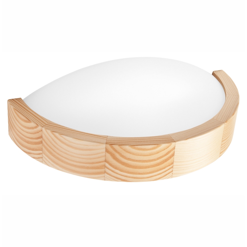 Zidna svjetiljka NATURAL SLIM 1xE27/60W/230V bor