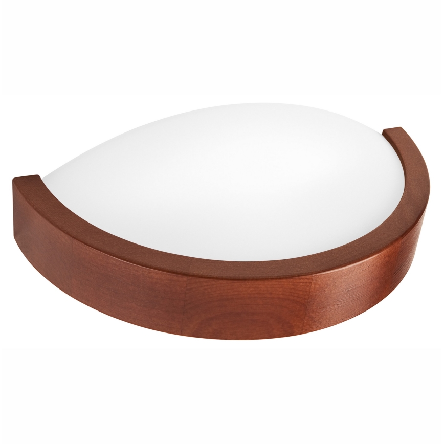 Zidna svjetiljka NATURAL SLIM 1xE27/60W/230V bor/smeđa