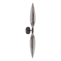 Zidna svjetiljka NORDIC 2xG9/5W/230V crna/dimno siva