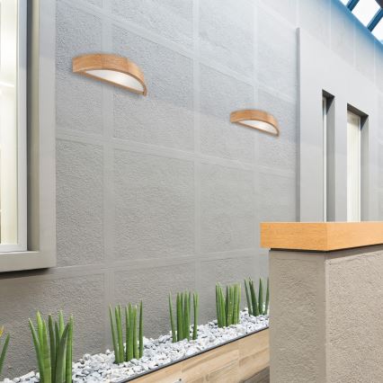 Zidna svjetiljka OAK 1xE27/60W/230V hrast