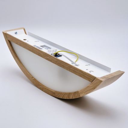 Zidna svjetiljka OAK 1xE27/60W/230V hrast
